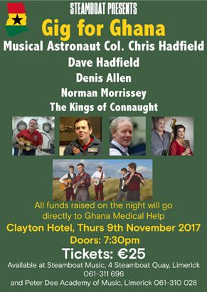 Gig for Ghana with Chris Hadfield, Limerick · 2017